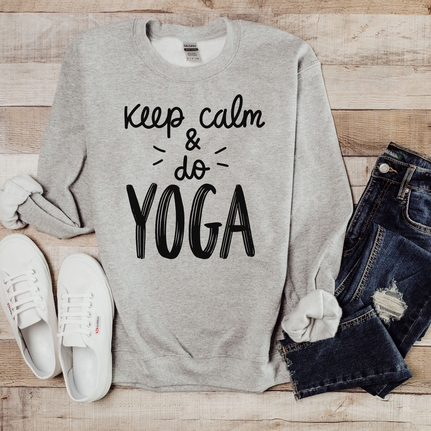 Keep Calm & do Yoga Sweatshirt