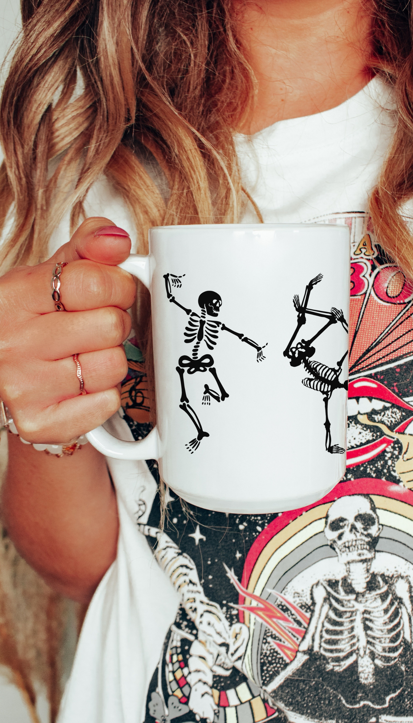 Dancing Skeletons- Ceramic Mug 11oz/15oz