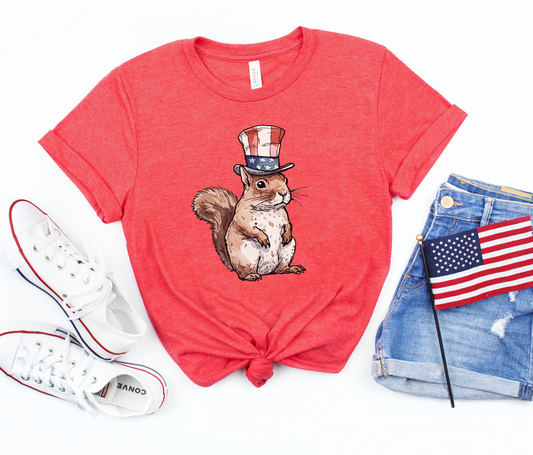 American Squirrel Graphic Tee