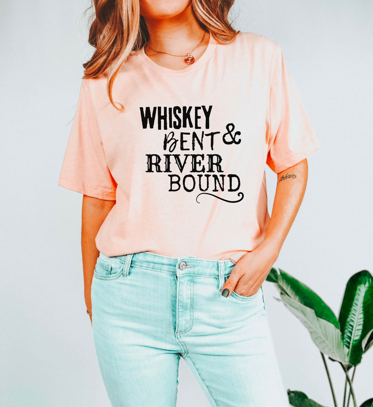 Whiskey Bent & River Bound Graphic Tee