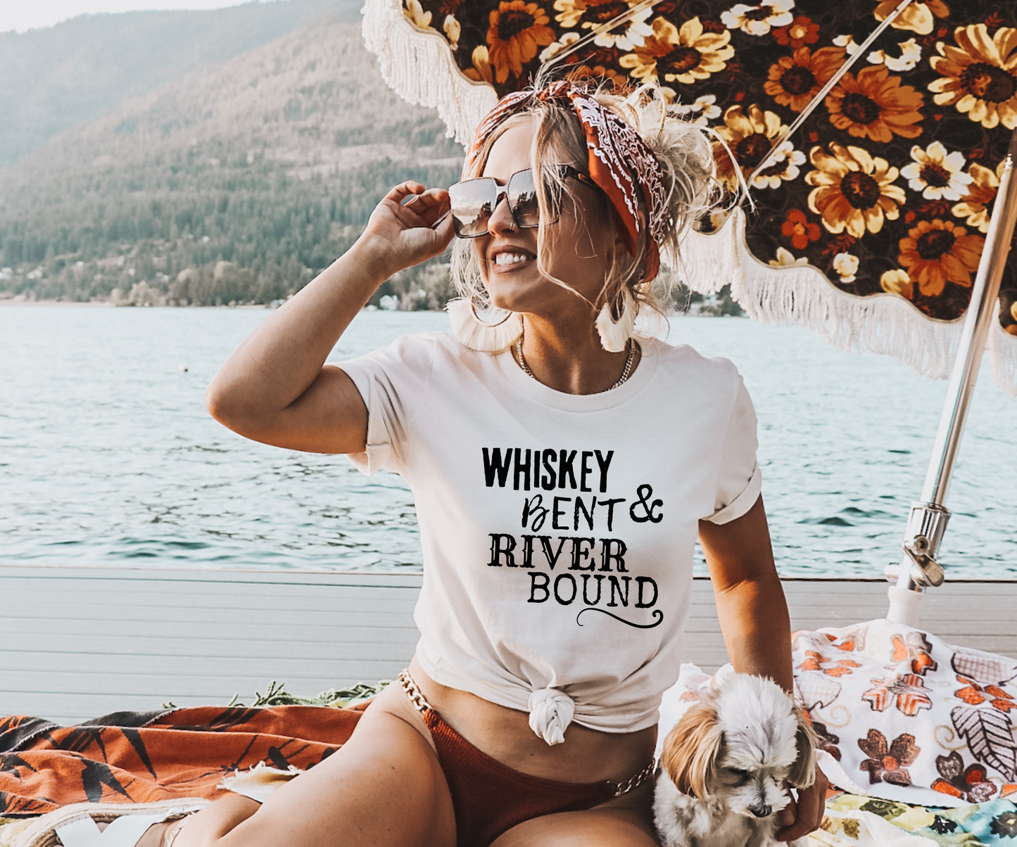 Whiskey Bent & River Bound Graphic Tee