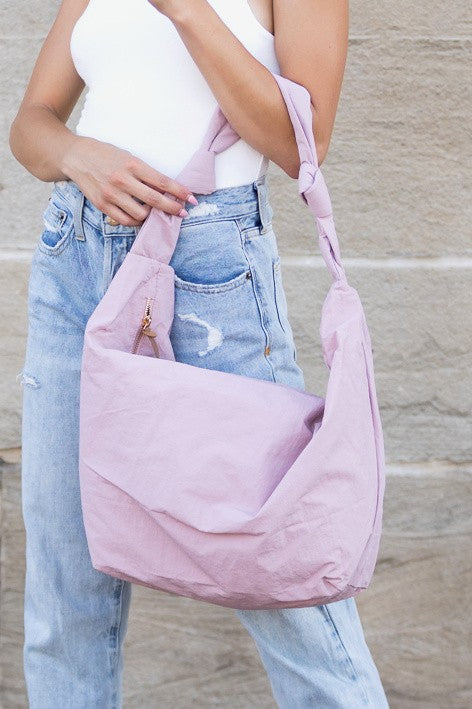 Piper Oversized Nylon Carryall Messenger