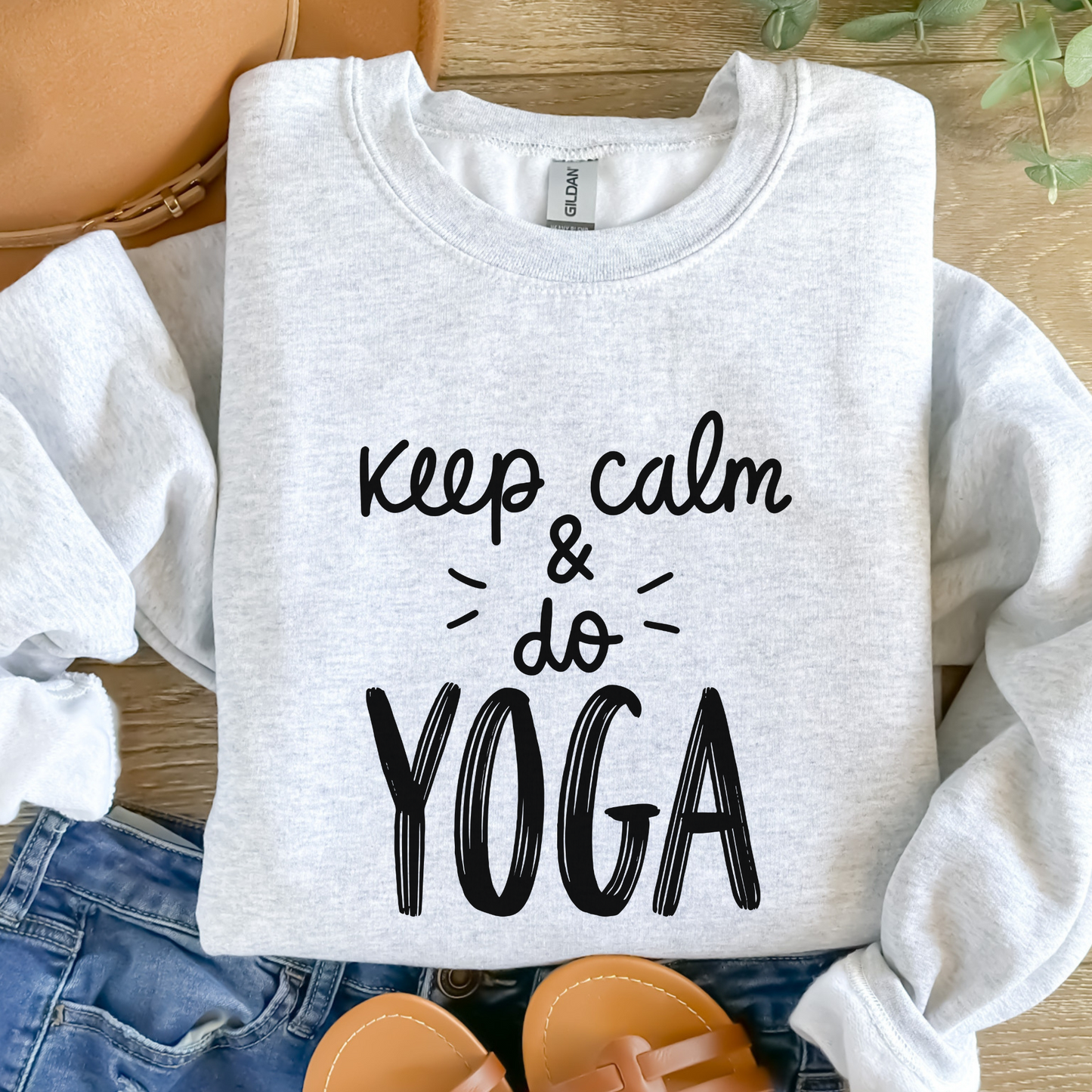 Keep Calm & do Yoga Sweatshirt