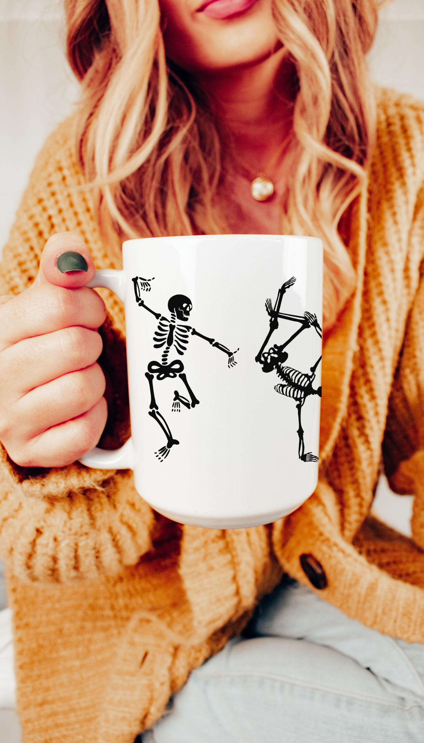 Dancing Skeletons- Ceramic Mug 11oz/15oz