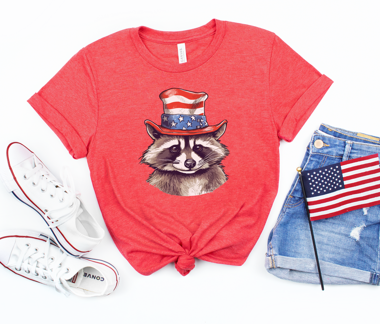 American Racoon Graphic Tee