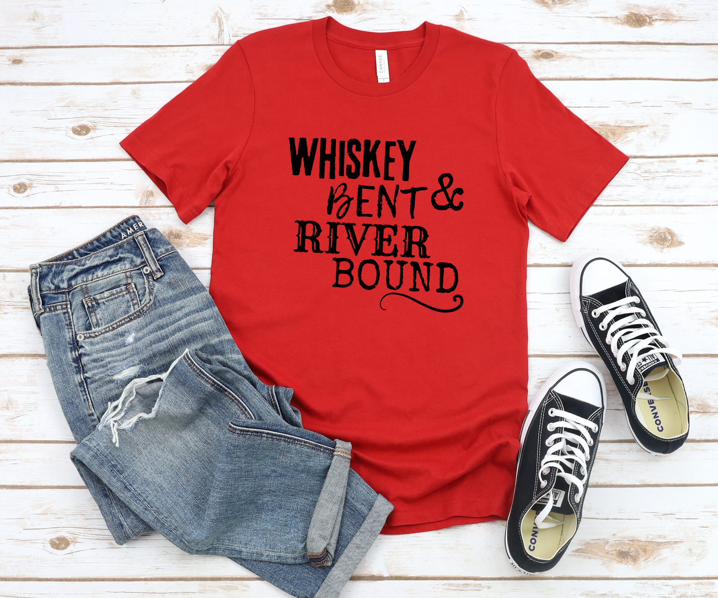 Whiskey Bent & River Bound Graphic Tee