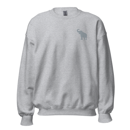 Embroidered Elephant Gildan Sweatshirt