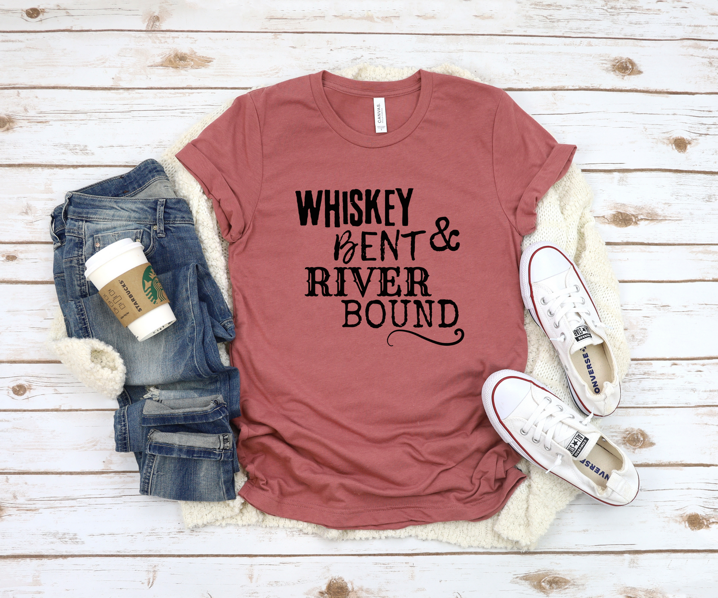 Whiskey Bent & River Bound Graphic Tee