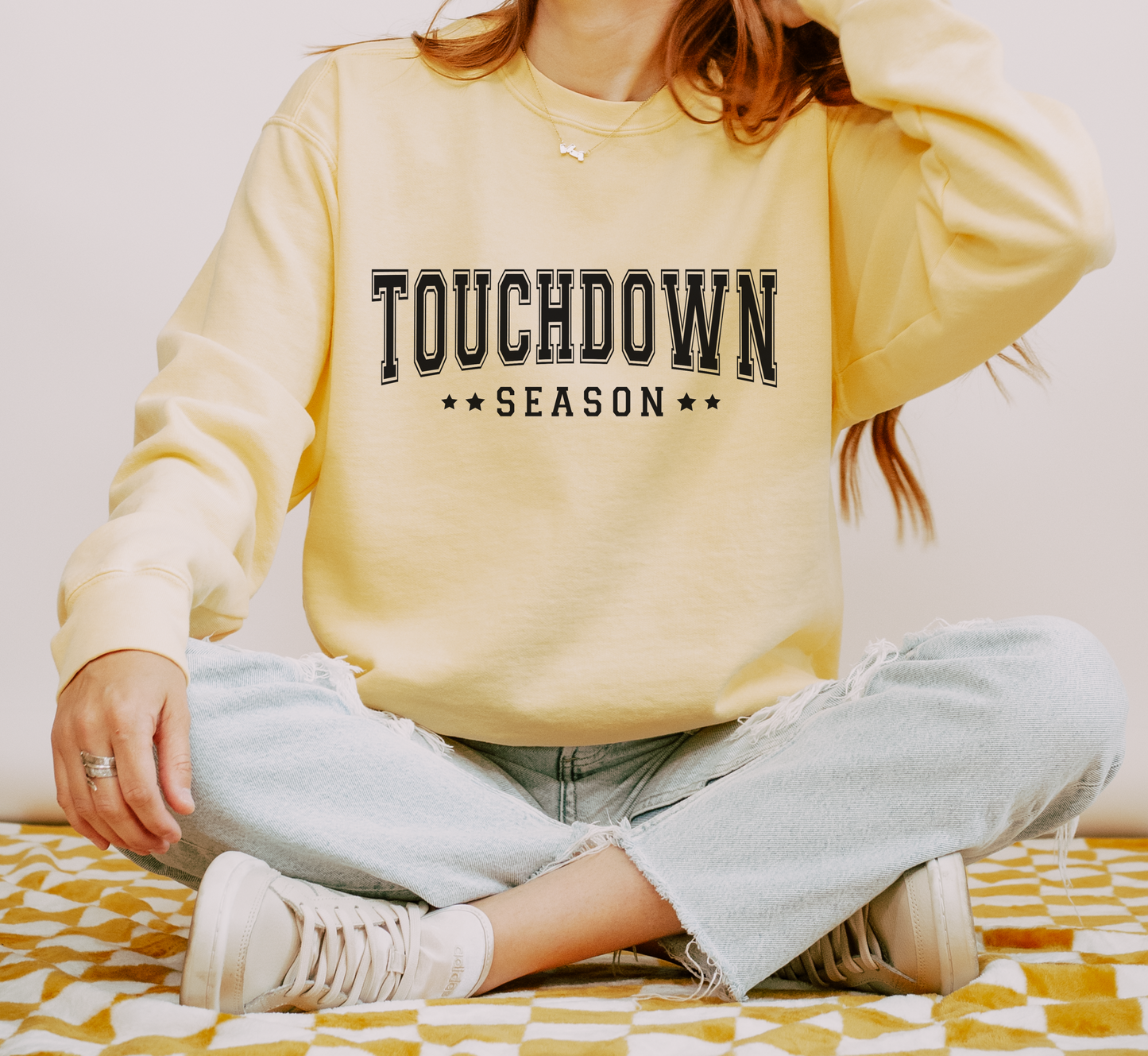 Touchdown Season- Comfort Colors Sweatshirt