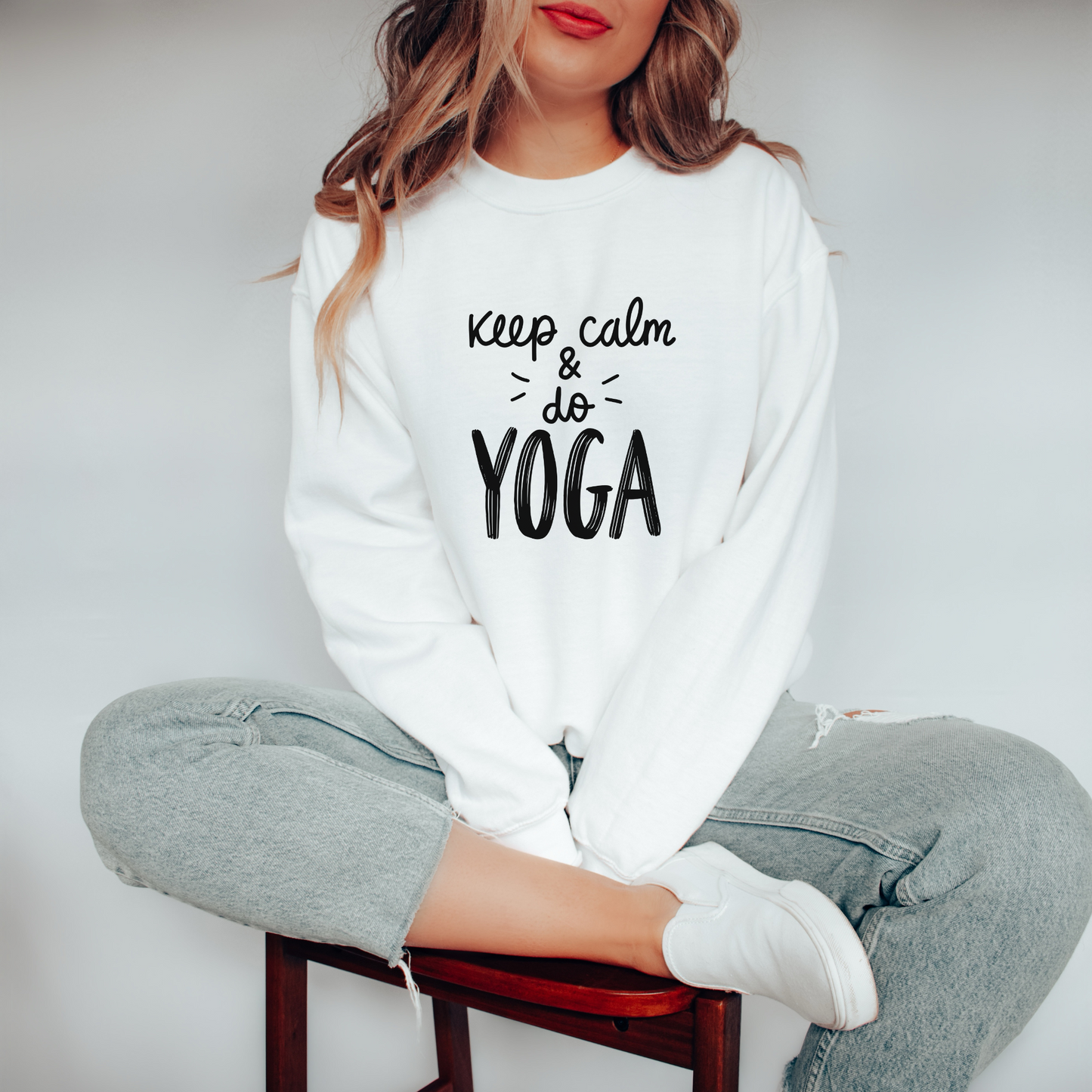 Keep Calm & do Yoga Sweatshirt