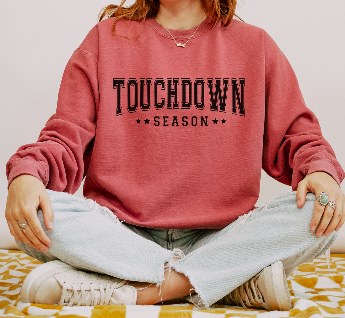 Touchdown Season- Comfort Colors Sweatshirt