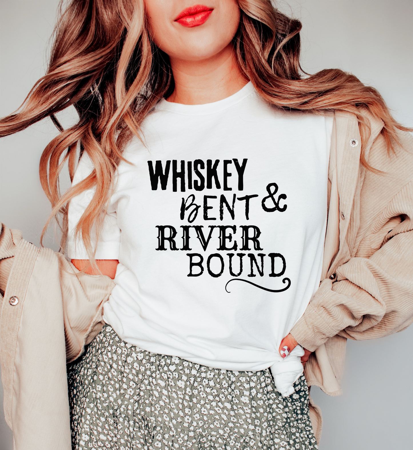 Whiskey Bent & River Bound Graphic Tee