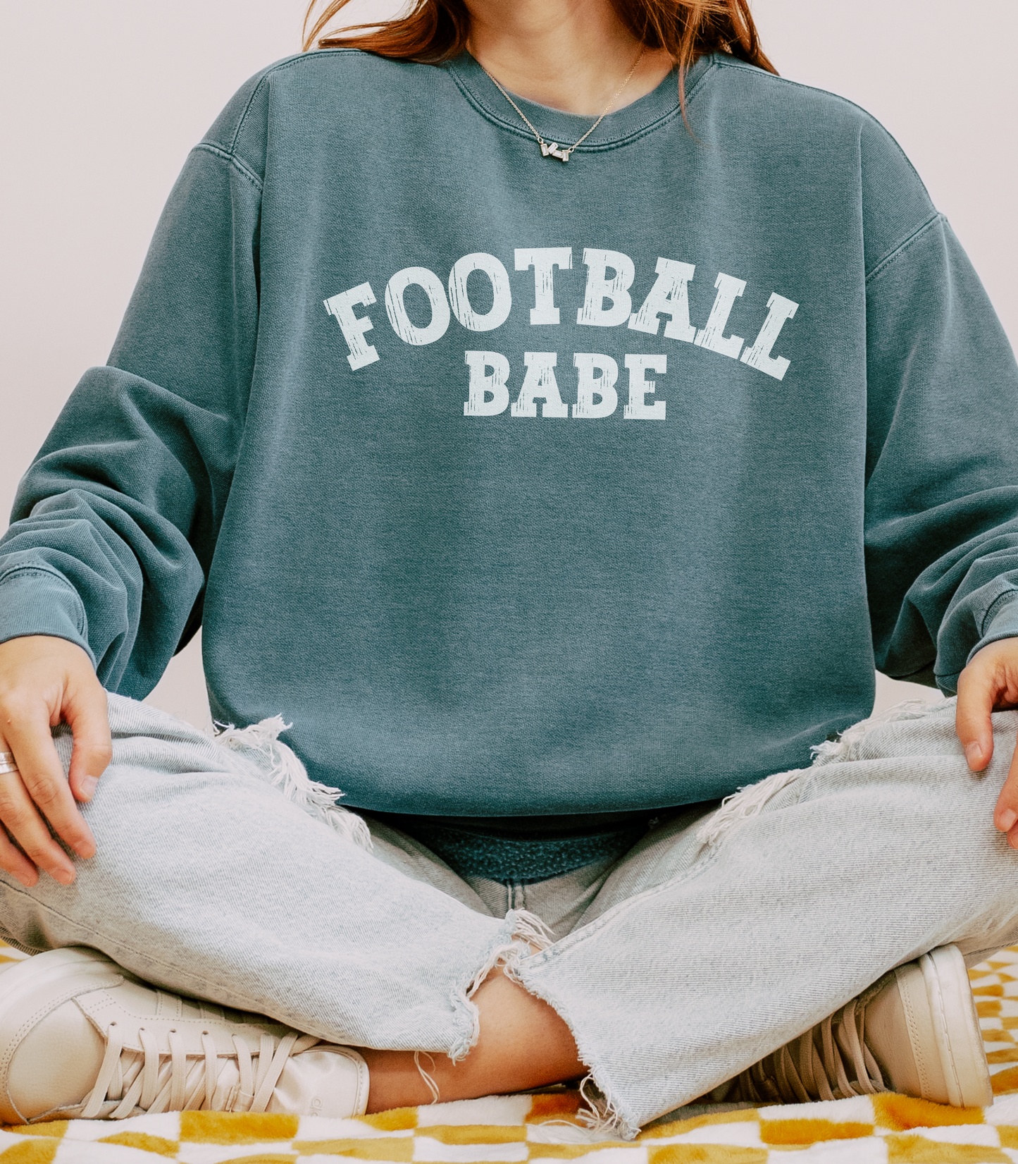 Football Babe- Comfort Colors Sweatshirt