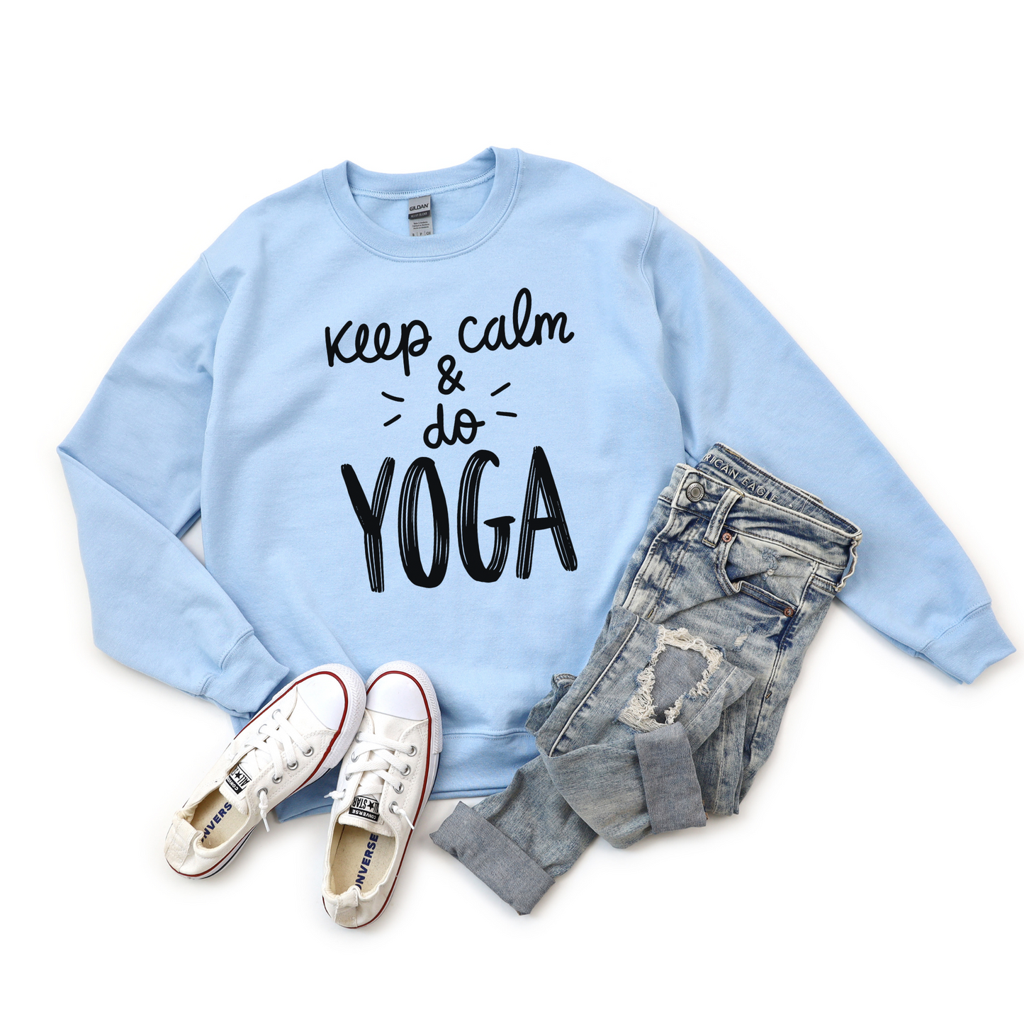 Keep Calm & do Yoga Sweatshirt