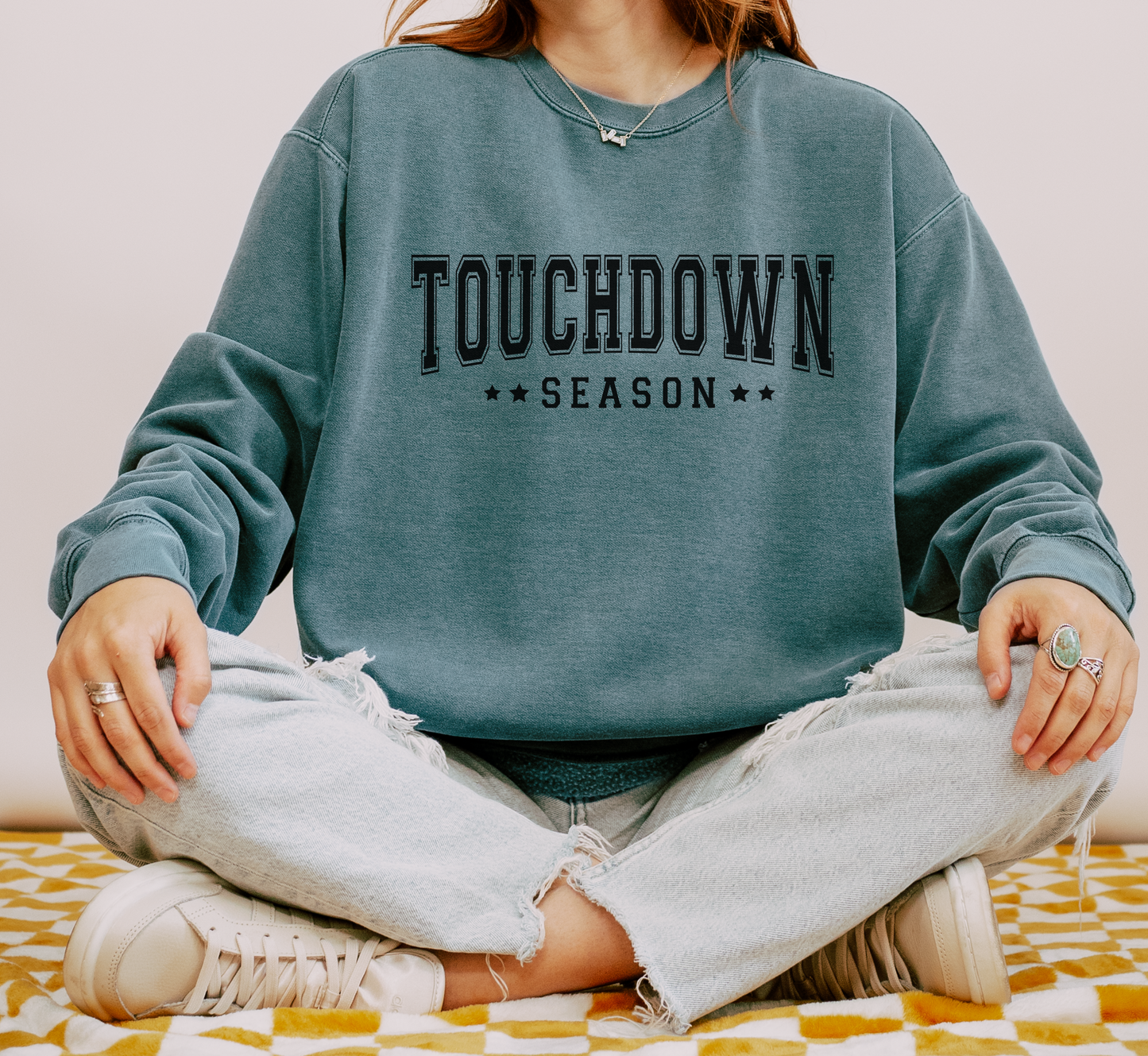 Touchdown Season- Comfort Colors Sweatshirt