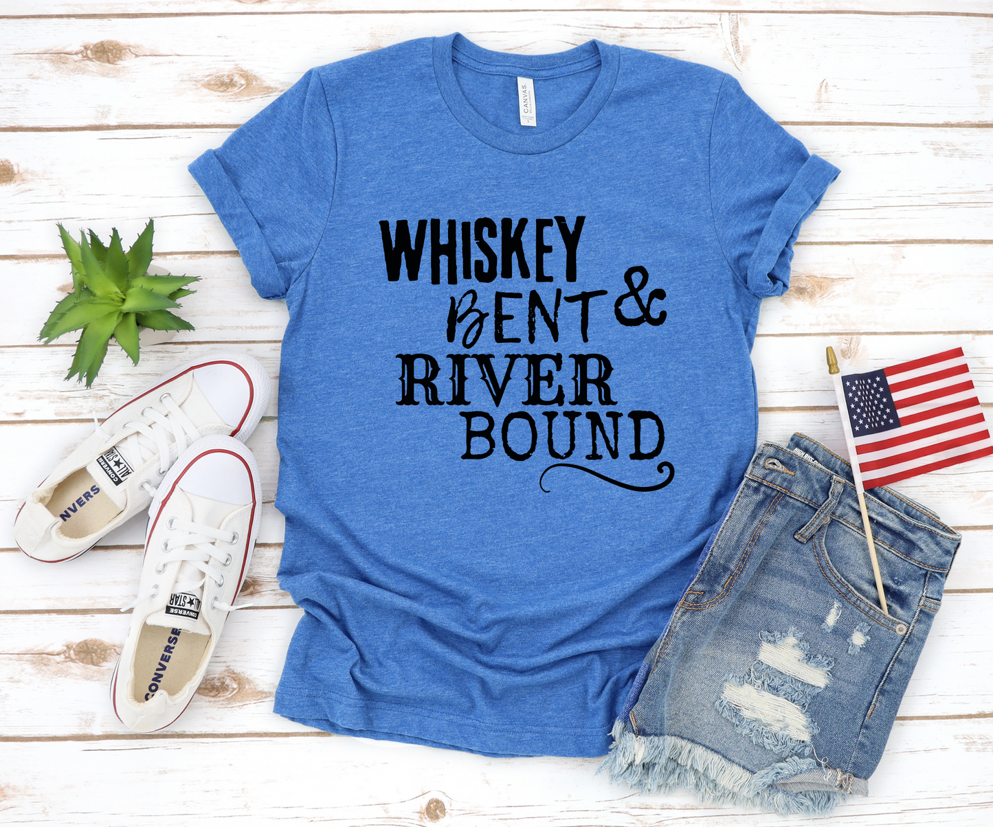 Whiskey Bent & River Bound Graphic Tee