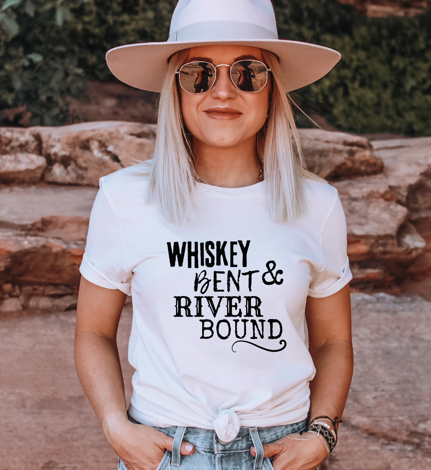 Whiskey Bent & River Bound Graphic Tee