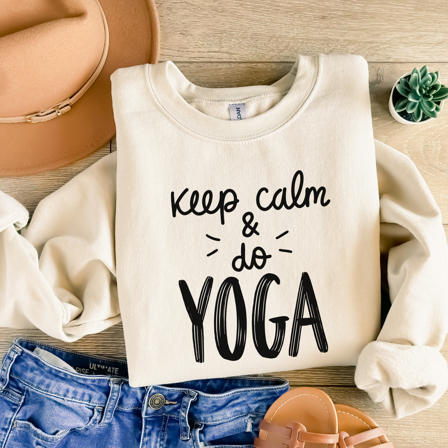 Keep Calm & do Yoga Sweatshirt