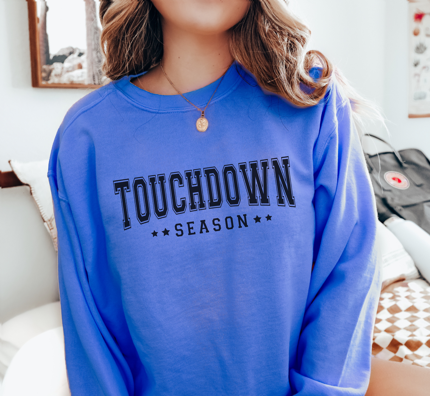 Touchdown Season- Comfort Colors Sweatshirt