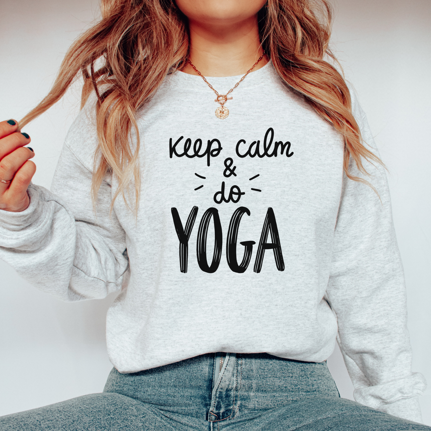 Keep Calm & do Yoga Sweatshirt