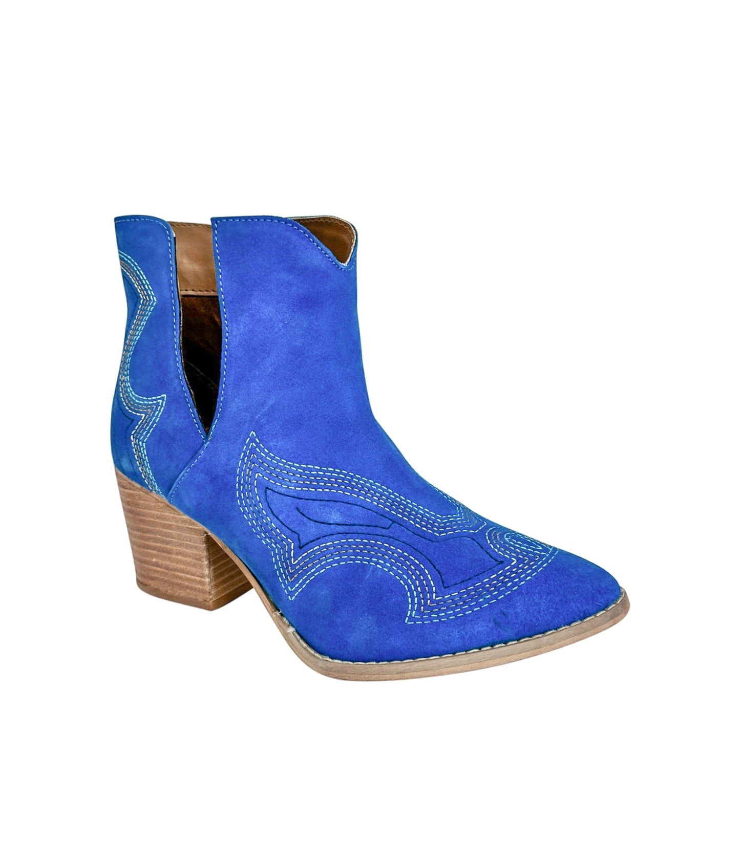 Journee Ankle Boots in Blue