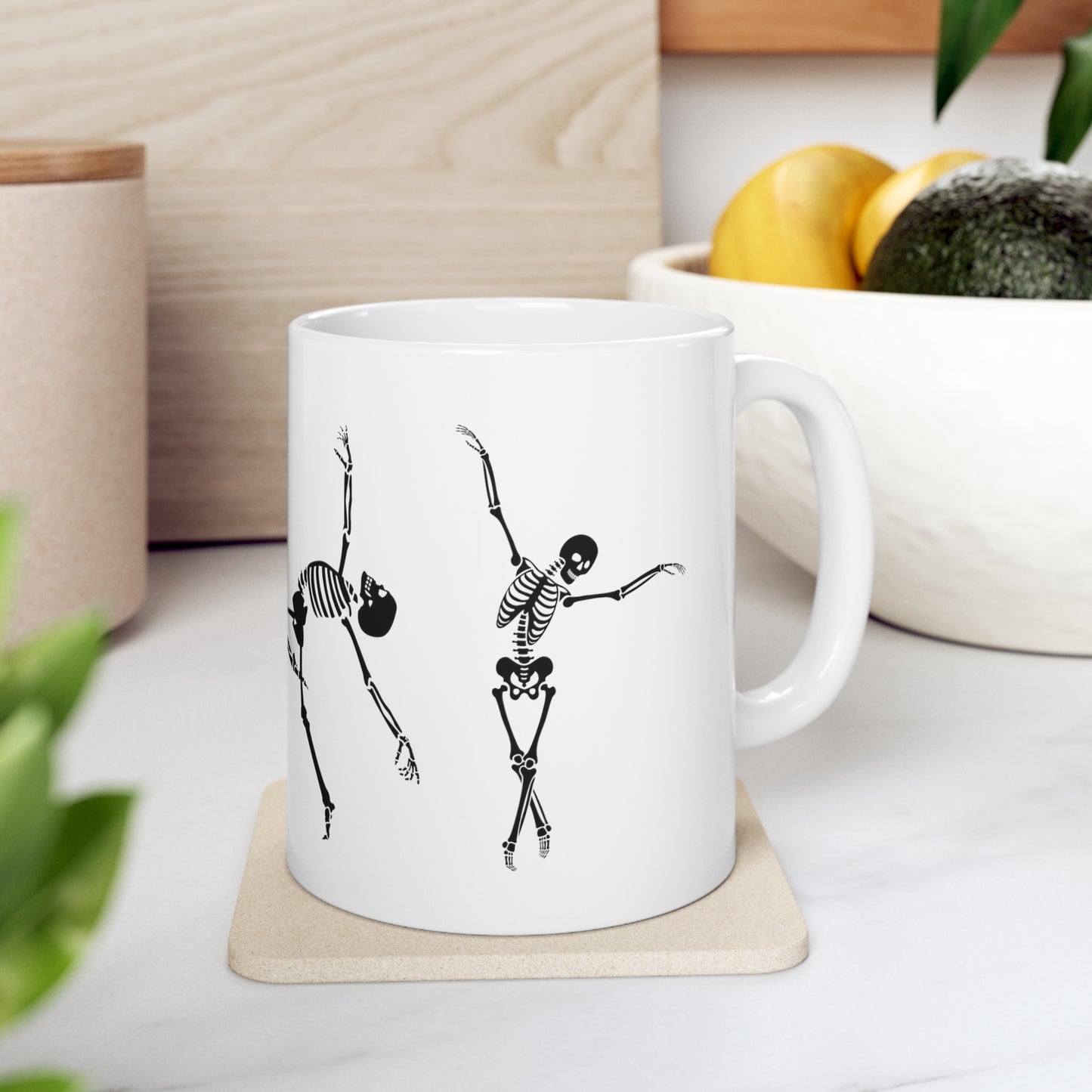 Dancing Skeletons- Ceramic Mug 11oz/15oz