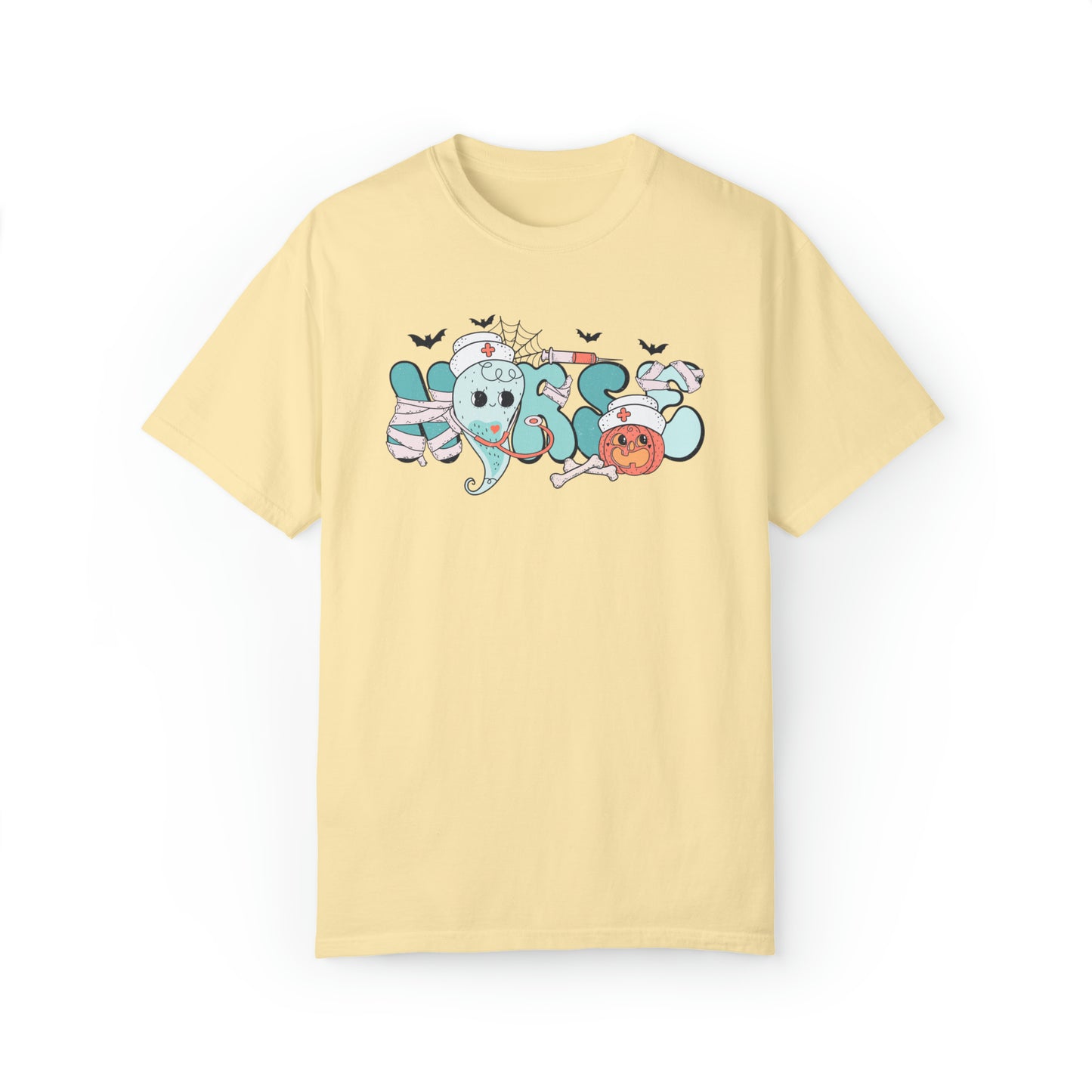 Spooky Nurse- Comfort Colors Graphic Tee