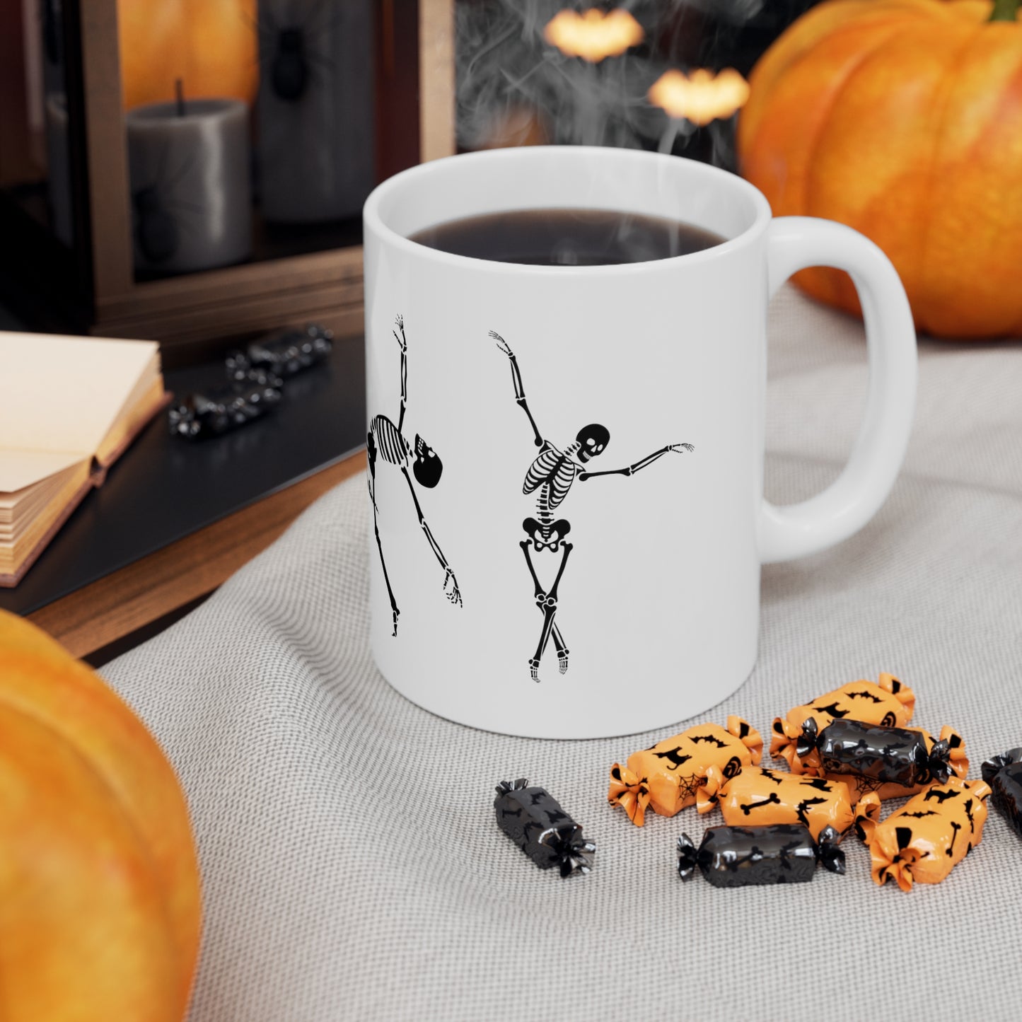 Dancing Skeletons- Ceramic Mug 11oz/15oz