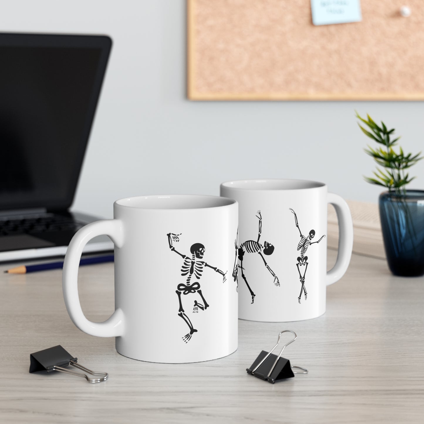 Dancing Skeletons- Ceramic Mug 11oz/15oz