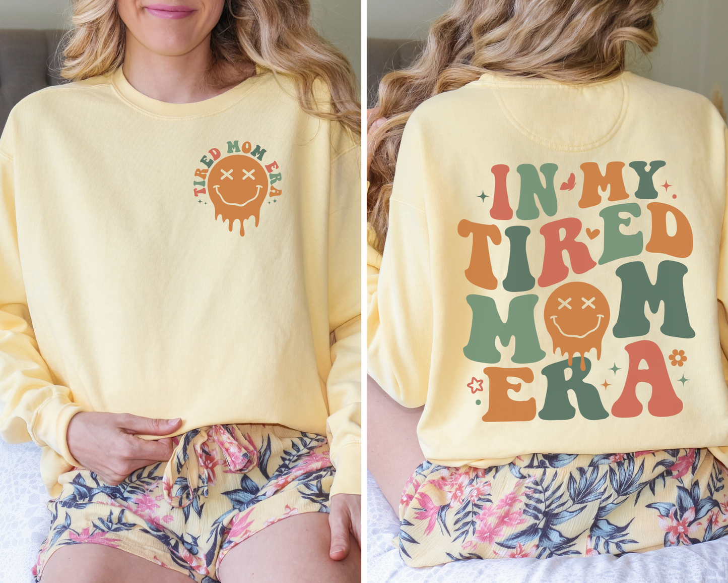 Tired Mom Era- Comfort Colors Sweatshirt